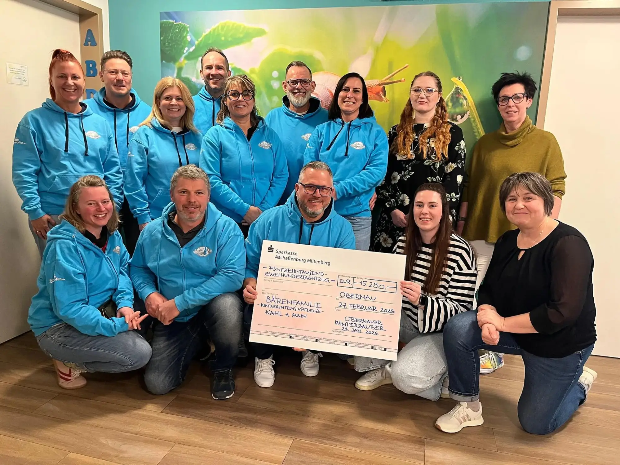 15.280 € an die Bärenfamilie Kahl!